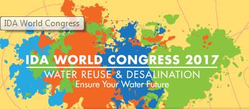 IDA 2017 Congresso Mundial de Reuso de Água e Dessalinização - IDA 2017 World Congress on Water Reuse and Desalination 