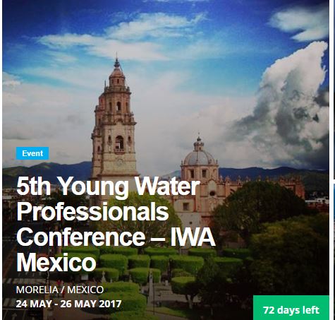 5º IWA México, Conferência dos Jovens Profissionais da Água, Morelia 2017