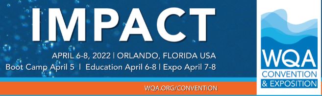 WQA Convention & Exposition Orlando 06. - 08. April 2022 | Trade fair for water technology