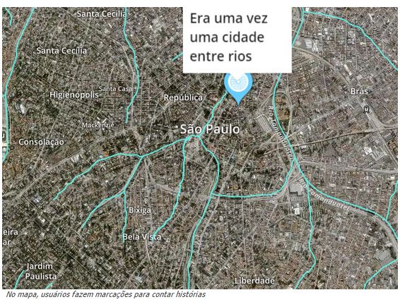 Rios (in)visíveis de São Paulo cria mapa colaborativo sobre cursos dágua concretados